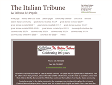 Tablet Screenshot of italian-tribune.com